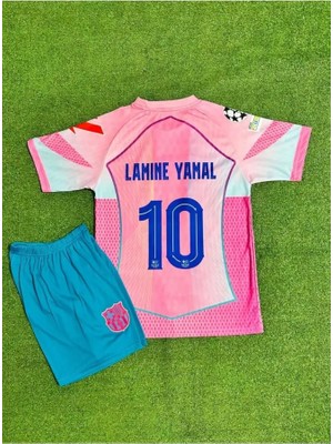 Ozsports Barcelona 2026 Lamine Yamal Özel Konsept Çocuk Forması (Pink)