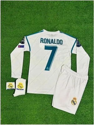 Ozsports Relamadrid 2018 C.ronaldo Çocuk Uzun Kol Çocuk Forması