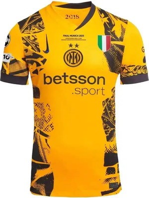 Ozsports Inter 2024/25 Yeni Sezon Isimsiz Alternatif Forması (Yellow)