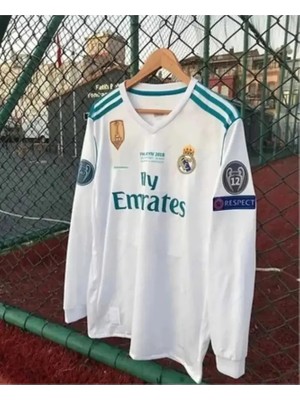 Ozsports Real Madrid 2018 Kiev Şampiyonlar Ligi Finali Cristiano Ronaldo Forması (Uzunkol)