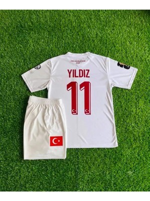 Ozsports Türkiye 2026 Dünya Kupası Kenan Yıldız Iç Saha Çocuk Forması (White)