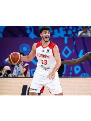 Ozsports Türkiye Basketbol Milli Takımı Alperen Şengün Forması (Beyaz)