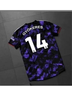 Ozsports Arsenal 2025-26 Yeni Sezon Viktor Gyökeres Özel Konsept Forması (Mor)