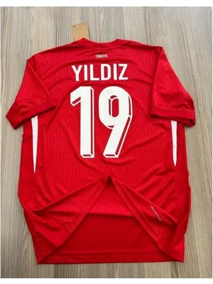 Ozsports Kenan Yıldız Türkiye Milli Takımı Deplasman Yetişkin Taraftar Forması (Red)