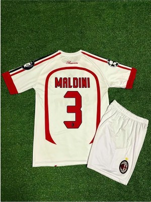 Ozsports Milan 2007 Maldini Çocuk Forması (Beyaz)