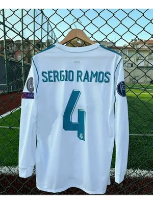 Ozsports Real Madrid 2018 Kiev Şampiyonlar Ligi Finali Sergio Ramos Forması (Uzun-Kol)
