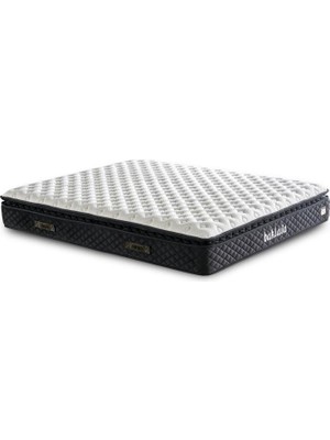 Niron Yatak Baklava Yatak 100x200 cm Tek Kişilik Ultra Ortopedik Çok Sert Pedli Lüks Yatak 30 cm Antrasit Kumaş