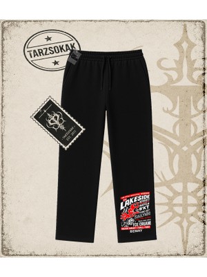 Tarzsokak Gotik & Grunge Streetwear Lakeside Unisex Baggy Eşofman Altı
