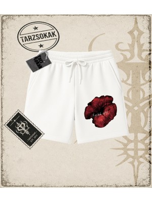 Tarzsokak Gotik & Grunge Streetwear Lıps Off Unisex Şort