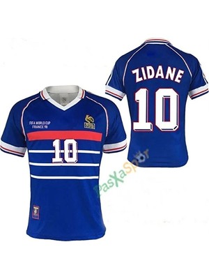Ozsports Retro 98 Dünya Kupası Finali Fransa Zidane Nostalji Maç Forması