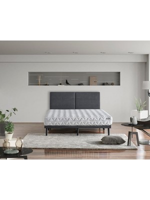 Niron Yatak Niron Pocket 160x200 cm Çift Kişilik Yatak Katlanır Baza Başlık Takımı - Katlanır Baza, Başlık ve Yatak Seti