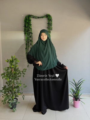 Yüsra Collection Tesettür Gölgeli Oval Sufle
