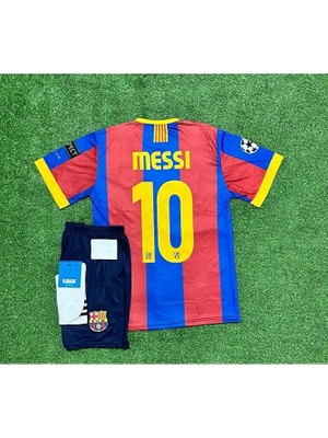 Ozsports Barcelona Lionel Messi 2011/12 Sezonu Çocuk Forması Şort Çorap 4'lü Set