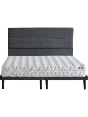 Niron Yatak Niron Slim Pocket 160x200 cm Çift Kişilik Yatak Baza Başlık Takımı - Baza, Başlık ve Yatak Seti