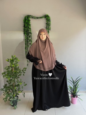 Yüsra Collection Tesettür Gölgeli Oval Sufle