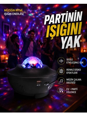 Svoria Store 10 Renkli Kombinasyon + Breathing Light + 2 Saat Zamanlayıcılı Star Lamba