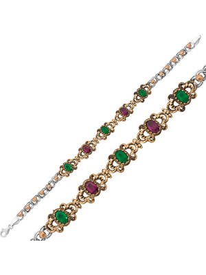 Tienda Elegante Gümüş Otantik Fantazi Bayan Bileklik