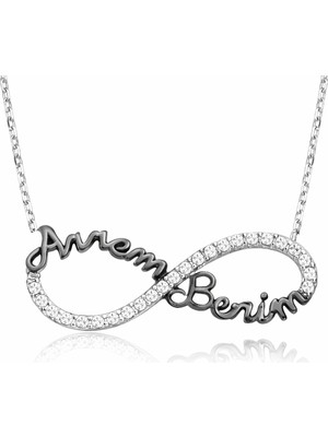 Tienda Elegante Gümüş Sonsuzluk Annem Benim Bayan Kolye