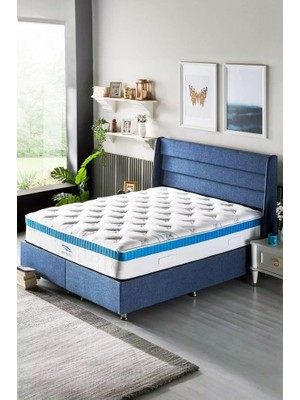 Niron Yatak Niron Dry Touch Tek Kişilik Paket Yaylı Lüks Full Ortopedik Yatak 100x200 cm
