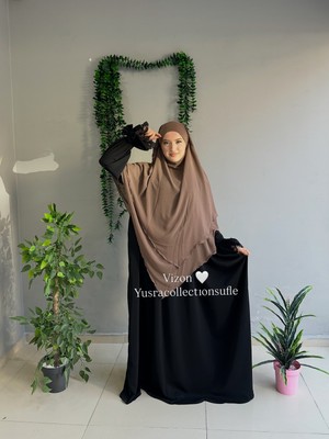 Yüsra Collection Tesettür Sufle Şifon Uzun Boy