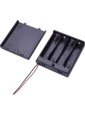Mabelme Powermaster  4'lü Aa Kapaklı Switch'li Pil Yuvası (IC-233F)