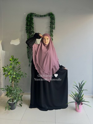 Yüsra Collection Tesettür Sufle Şifon Uzun Boy