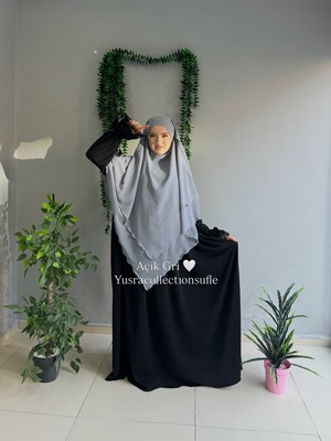 Yüsra Collection Tesettür Sufle Şifon Uzun Boy
