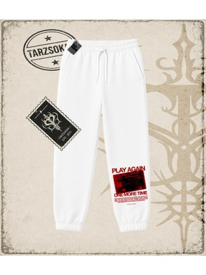 Tarzsokak Gotik & Grunge Streetwear Play Agaın Unisex Jogger Eşofman Altı
