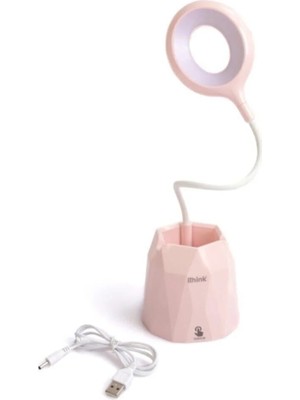 St. Morritz Ithink A&b Okuma Lambası Kalemlik Dokunmatik Pembe