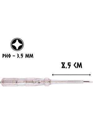 St. Morritz Kontrol Kalemi Yıldız Uçlu Ph0 - 18.5 Cm.