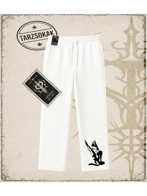 Tarzsokak Gotik & Grunge Streetwear Retro (4) Unisex Baggy Eşofman Altı