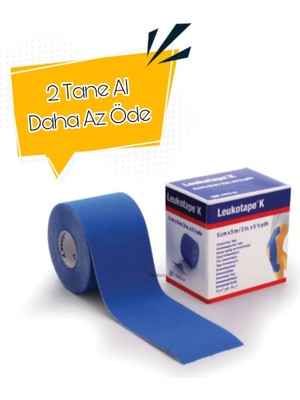 St. Morritz Leukotape K 5cm x 5m Kinesiotape 2'li