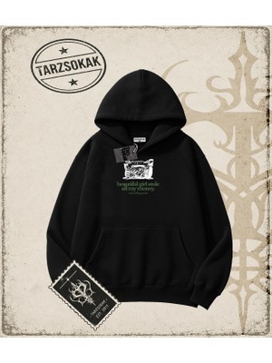 Tarzsokak Gotik & Grunge Streetwear Stole All My Money Kapşonlu Sweatshirt