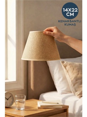 St. Morritz Kumbeji Kumaş Abajur Başlığı 22'lik