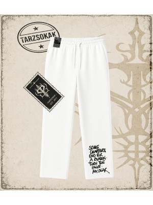 Tarzsokak Gotik & Grunge Streetwear Some Chapters  Unisex Baggy Eşofman Altı