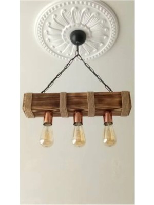 St. Morritz Vintage 3 Lambalı Sarkıt Aydınlatma
