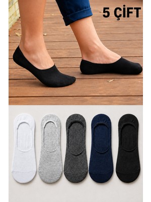 Worthy Socks 5'li Erkek Babet Görünmez Çorap Seti 5 Çift