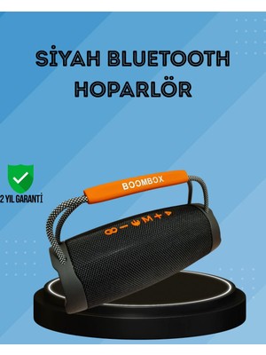 Rgb Efektli Derin Baslı Kablosuz Taşınabilir Hoparlör