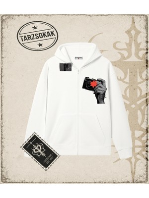 Tarzsokak Gotik & Grunge Streetwear Take A Pıcture Of Me Hırka & Çeket Fermuarlı Sweatshirt