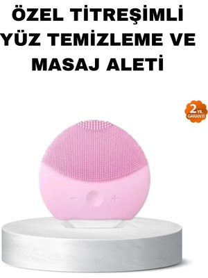Silikon Yüz Temizleme ve Masaj Aleti – Su Geçirmez, Taşınabilir ve Cilt Dostu