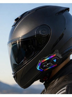 Motosiklet Kaskı Için Bluetooth Intercom Kulaklık Uzun Pil Ömrü