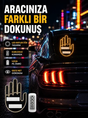 2025 Orijinal LED El Park Uyarı Sistemi Uzaktan Kumandalı