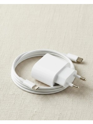 iPhone 14 13 12 11 Se Xr Xs Max Uyumlu 20W Şarj Cihazı Seti