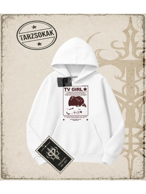 Tarzsokak Gotik & Grunge Streetwear Tv Grıl Star Kapşonlu Sweatshirt