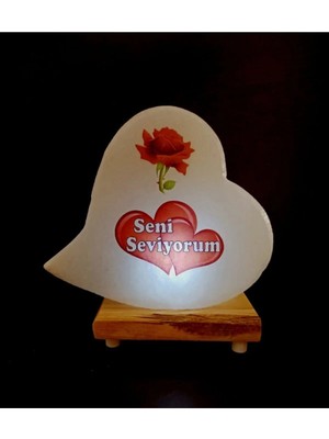 St. Morritz Tuz Lamba Seni Seviyorum Süliet Biblo Işıklı Tuz Lamba