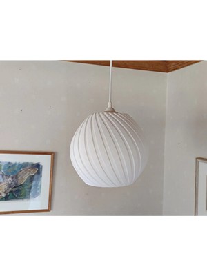 St. Morritz Spiral Tekli Sarkıt Modern Avize | Minimal Tasarım Yatak Odası & Salon Aydınlatması Tekli Avize