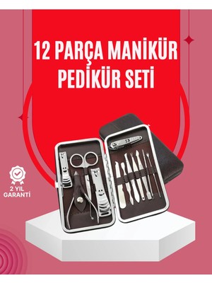St. Morritz Şık ve Dayanıklı Çok Amaçlı Kişisel 12 Bakım Seti