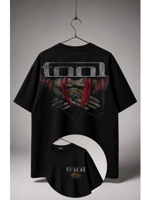 Fuddy Moda Unisex Oversize Rock Band Tool Lateralus Eye Sırt Baskılı Tişört
