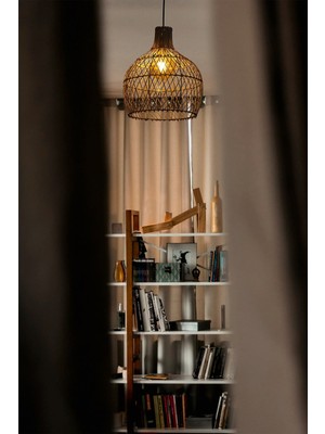 St. Morritz Rattan Avize Bambu Sarkıt: Shadow 40CM