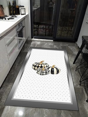 St. Morritz Halı Modern Mutfak Halısı Dijital Baskı Makinada Yıkanabilir Dekoratif Lüks Dokuma Taban Halı